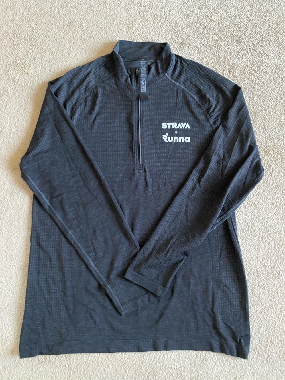 NEW Lululemon x Runna x Strava Metal Vent Tech Half Zip
